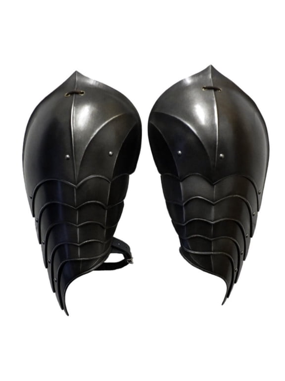 Armor, Elven Style Shoulder Armour, Wyvern Pauldrons, SCA, cosplay, armor