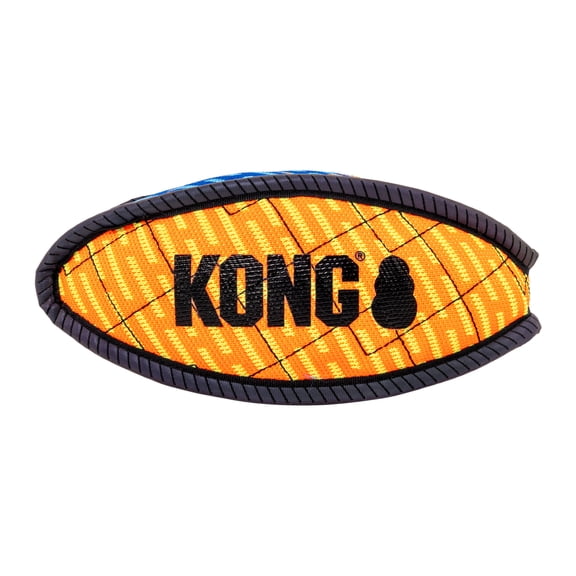 KONG Armor Durable Football Dog Toy, Medium, Orange