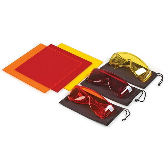Safariland Wrap-Around Filter Goggles, Orange