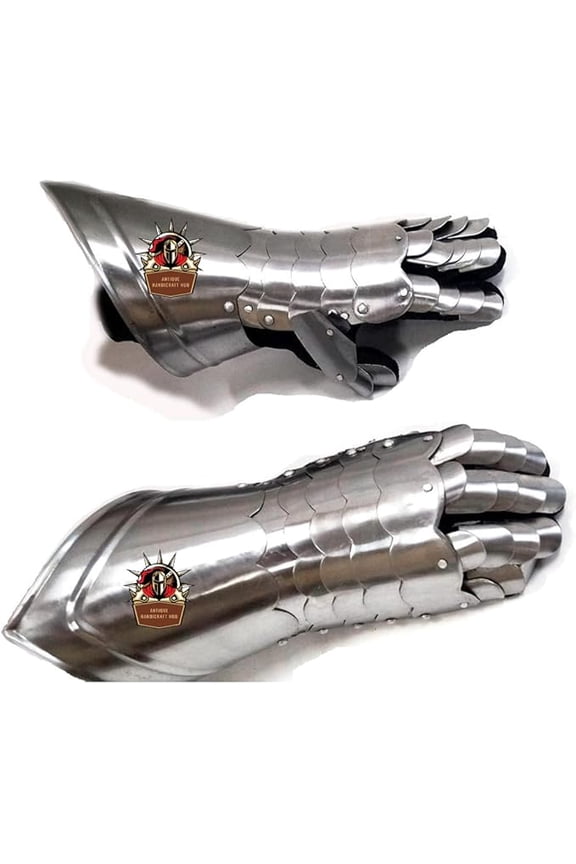 Armor Gauntlets Steel Gloves Armor Pair | Medieval Knight