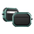 thumbnail image 1 of Armor Heavy Duty Case Compatible for AirPods Pro, GMYLE Hard Shell 3D Defender Luxury Ptortective Shockproof Earbuds Wireless Charging Case Cover Skin (Green), 1 of 5