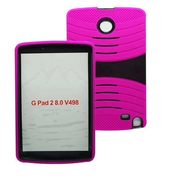 Armor Kickstand Shock Proof Case Cover For Lg G Pad F 8.0 / G Pad Ii 8.0 (Pink)