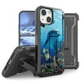 thumbnail image 1 of Armor Kombo Holster Rugged Cover Designed For Apple iphone 13 6.1" Case Black/Black, 1 of 8