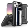 thumbnail image 1 of Armor Kombo Holster Rugged Cover Designed For Apple iphone 13 Mini 5.4" Case Black/Black, 1 of 9