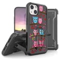 thumbnail image 1 of Armor Kombo Holster Rugged Cover Designed For Apple iphone 13 Mini 5.4" Case Black/Black, 1 of 9