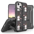 thumbnail image 1 of Armor Kombo Holster Rugged Cover Designed For Apple iphone 13 Mini 5.4" Case Black/Black, 1 of 9