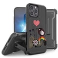 thumbnail image 1 of Armor Kombo Holster Rugged Cover Designed For Apple iphone 13 Pro 6.1"Case Black/Black, 1 of 9