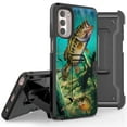 thumbnail image 1 of Armor Kombo Holster Rugged Cover Designed For Moto G Stylus 2022 Case Animals Series, 1 of 9