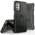 thumbnail image 1 of Armor Kombo Holster Rugged Cover Designed For Moto G Stylus 2022 Case Texture, Pattern And Other Series, 1 of 9