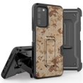 thumbnail image 1 of Armor Kombo Holster Rugged Cover Designed For Samsung Galaxy A03S Case Transparent Clear And Skull Series, 1 of 9