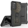 thumbnail image 1 of Armor Kombo Holster Rugged Cover Designed For Samsung Galaxy A03S Case Transparent Clear And Skull Series, 1 of 9