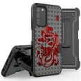 thumbnail image 1 of Armor Kombo Holster Rugged Cover Designed For Samsung Galaxy A03S Case Transparent Clear And Skull Series, 1 of 9