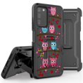 thumbnail image 1 of Armor Kombo Holster Rugged Cover Designed For Samsung Galaxy A03S Case Transparent Clear And Skull Series, 1 of 9