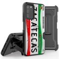 thumbnail image 1 of Armor Kombo Holster Rugged Cover Designed For Samsung Galaxy A03S Case Transparent Clear And Skull Series, 1 of 9