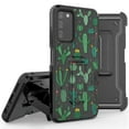 thumbnail image 1 of Armor Kombo Holster Rugged Cover Designed For Samsung Galaxy A03S Case Transparent Clear And Skull Series, 1 of 9