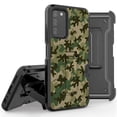 thumbnail image 1 of Armor Kombo Holster Rugged Cover Designed For Samsung Galaxy A03S Case Transparent Clear And Skull Series, 1 of 9