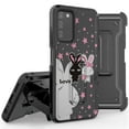 thumbnail image 1 of Armor Kombo Holster Rugged Cover Designed For Samsung Galaxy A03S Case Transparent Clear And Skull Series, 1 of 9