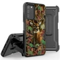 thumbnail image 1 of Armor Kombo Holster Rugged Cover Designed For Samsung Galaxy A03S Case Transparent Clear And Skull Series, 1 of 9