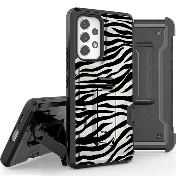 Armor Kombo Holster Rugged Cover Designed For Samsung Galaxy A53 5G Case Camo Series