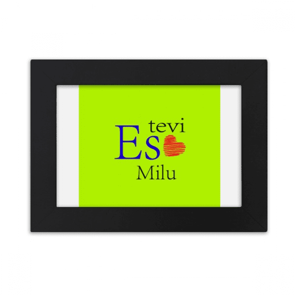 Armor Latvia Native I Love You Affection Desktop Photo Frame Ornaments Picture Art Painting