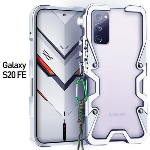 Armor Metal Bumper Case For Samsung S25 Edge S24 S23 FE Note 20 Ultra S21 S22 +-