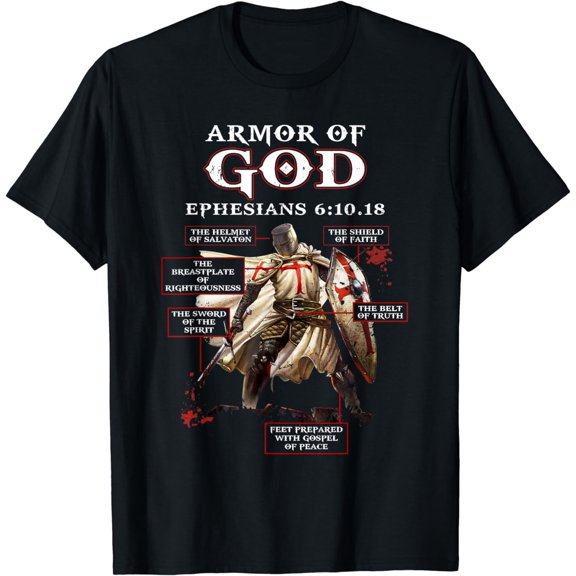 Armor Of God Knight Templar For Men T-Shirt