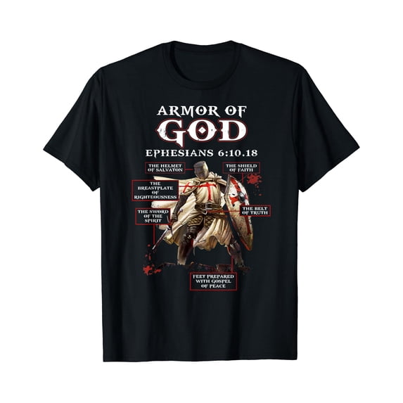 Armor Of God Knight Templar For T-Shirt - Walmart.com