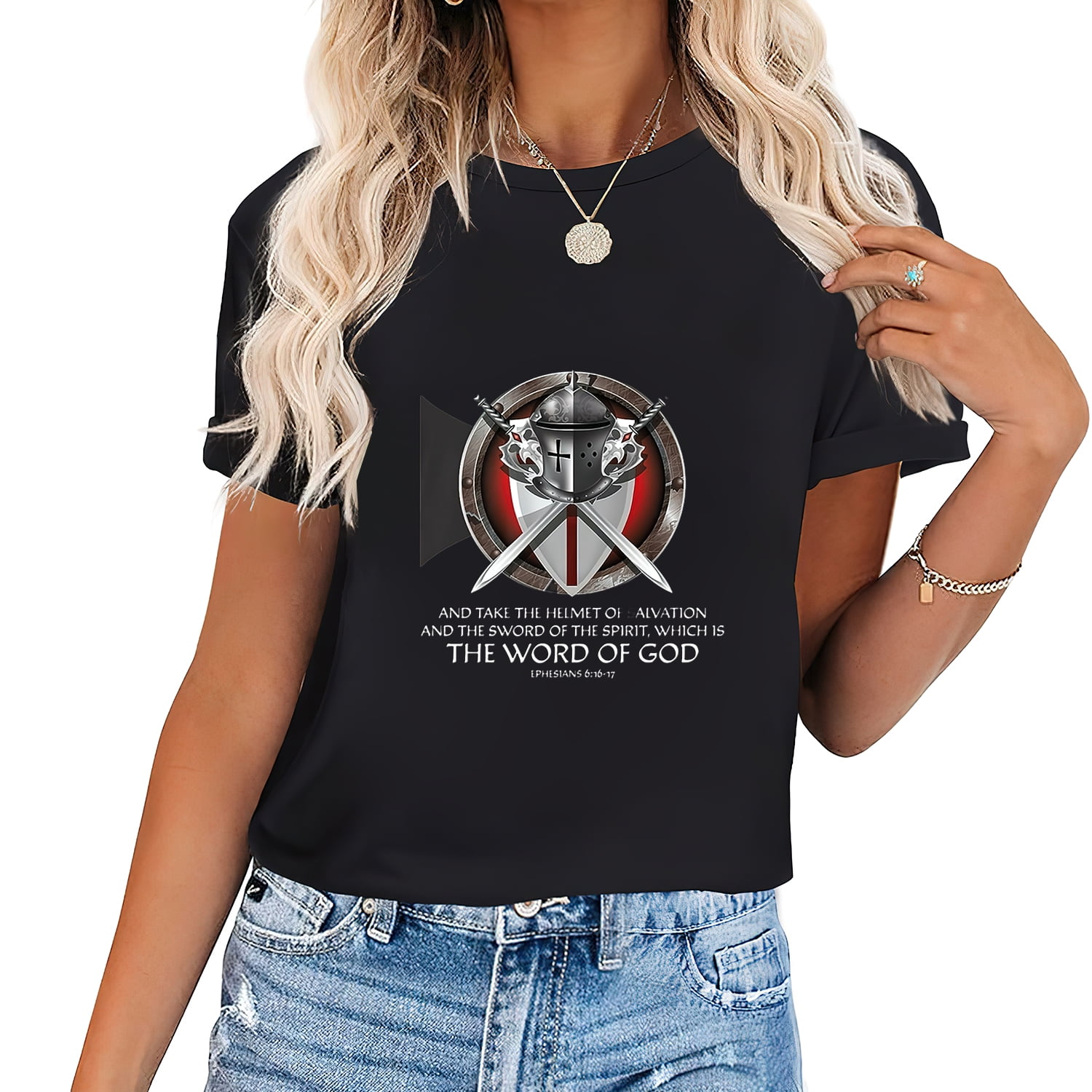 Armor Of God Shirts Christian Bible Verse TShirt