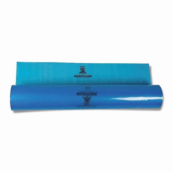 Armor Poly Protective Packaging Film, 48" W x 500 Ft. L, Blue PSWS4B48500