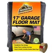Armor All Premium Original Garage Floor Mat, (17' x 7'4"), Protects Surfaces, Transforms Garage, Absorbent/Waterproof/Durable (Includes Double Sided Tape) (Charcoal)