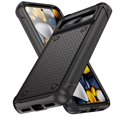 thumbnail image 1 of Armor Shockproof Case for Google Pixel 7 Pro, [Military Grade Anti-Drop] Rugged Hybrid Hard PC+Soft Silicone Heavy-Duty Tough Durable Slim Fit Lightweight Protective Bumper Phone Case, Black, 1 of 7