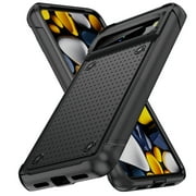 Armor Shockproof Case for Google Pixel 8 Pro, [Military Grade Anti-Drop] Rugged Hybrid Hard PC+Soft Silicone Heavy-Duty Tough Durable Slim Fit Lightweight Protective Bumper Phone Case, Black