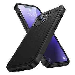 Armor Shockproof Case for iPhone 16 Plus, [Military Grade Anti-Drop] Rugged Hybrid Hard PC+Soft Silicone Heavy-Duty Tough Durable Slim Fit Lightweight Protective Bumper Phone Case, Black