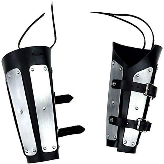 Armor Splinted Plate Bracers Silver