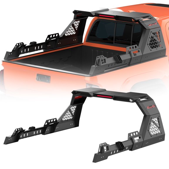 TOKMOWIN Steel Armor Style Adjustable Chase Rack Roll Bar For Toyota Tacoma Tundra TRD SR5 T100