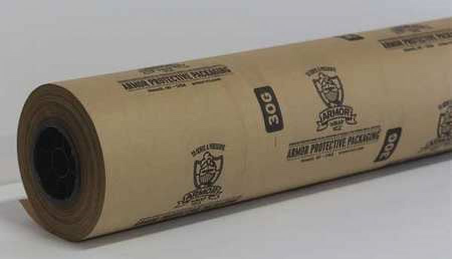 18 X 1800' 20# Black Colored Packing Paper Roll by Paper Mart 