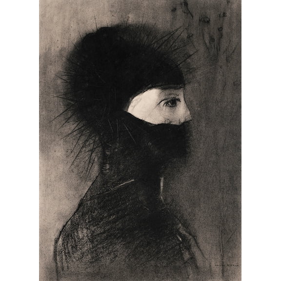 Armor by Odilon Redon - 12" x 18" Art Print Wall Decor