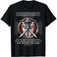 thumbnail image 1 of Armor of God Shirts Men Women Kids Christian Bible Verse T-Shirt Black 3X-Large, 1 of 4