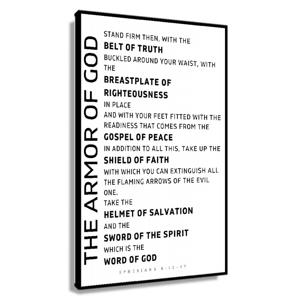Armor of God Wall Art Scripture Wall Art for Church Ephesians 6 1317