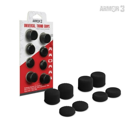 Armor3 M07462 Universal Thumb Grip For Nintendo Switch Pro Controller/ Wii U Pro Controller/ Wii U GamePad/PS4/ Xbox One/ Xbox 360