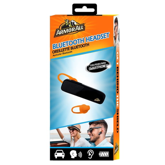 ARMOR ALL Black Bluetooth Headset