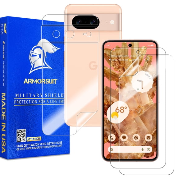 ArmorSuit 2+2 Full Body Skin + Screen Protector for Google Pixel 8 (6.2") HD Clear MilitaryShield Film - Made in USA