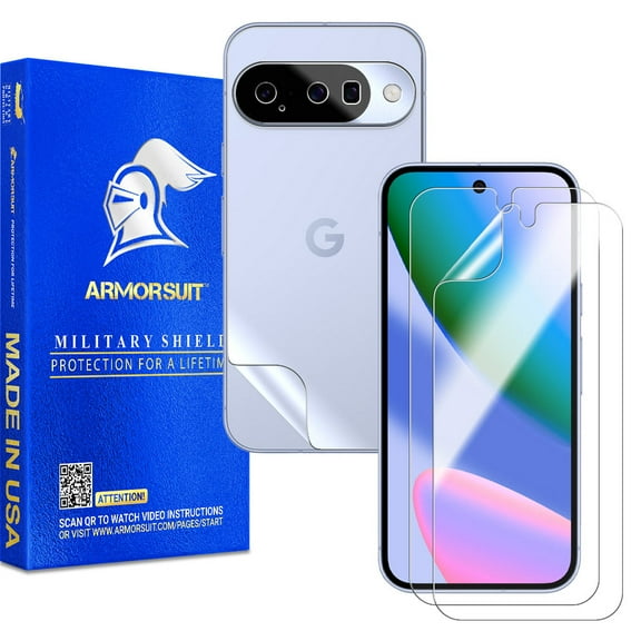 ArmorSuit 2+2 Pack Full Body Skin + Screen Protector for Google Pixel 10 HD Clear MilitaryShield Film - Made in USA