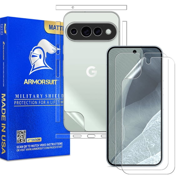 ArmorSuit 2+2 Pack Paper-Feel Texture Full Body Skin + Screen Protector for Google Pixel 11 Pro XL (6.8 Inch) MilitaryShield Matte Film - Made in USA