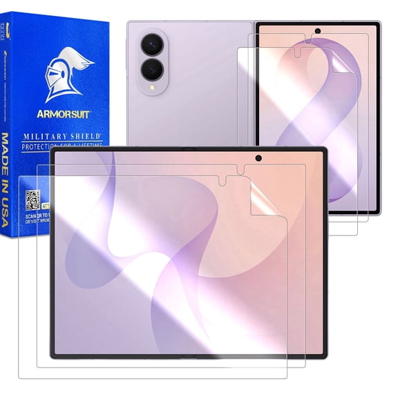 ArmorSuit 2+2 Pack for Samsung Galaxy Z Fold 8 (2026) Screen Protector Case Friendly MilitaryShield HD Clear Film - Made in USA