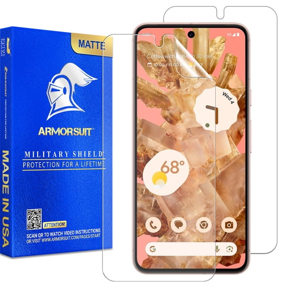 ArmorSuit 2 Pack Paper-Feel Texture Screen Protector for Google Pixel 8 (6.2") Case Friendly MilitaryShield Matte Film - Made in USA