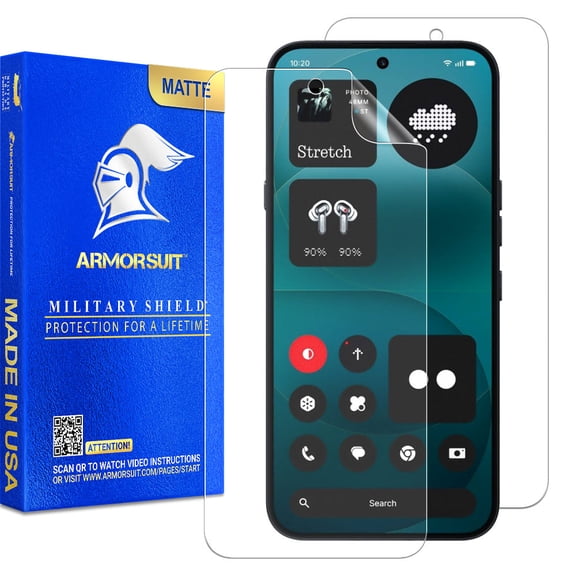 ArmorSuit 2 Pack Paper-Feel Texture Screen Protector for Nothing Phone (4a) Pro Case Friendly MilitaryShield Matte Film - Made in USA