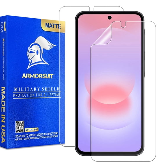 ArmorSuit 2 Pack Paper-Feel Texture Screen Protector for Samsung Galaxy A37 Case Friendly MilitaryShield Matte Film - Made in USA