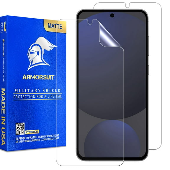 ArmorSuit 2 Pack Paper-Feel Texture Screen Protector for Samsung Galaxy S24 FE (6.7 Inch, 2024) Case Friendly MilitaryShield Matte Film - Made in USA
