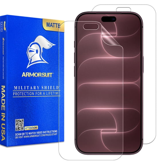 ArmorSuit 2 Pack Paper-Feel Texture Screen Protector for iPhone 18 Pro Max Case Friendly MilitaryShield Matte Film - Made in USA